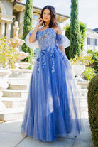 A lush tulle gown with corset-fitted top-smcdress