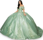 Sage lace train prom dress alternative