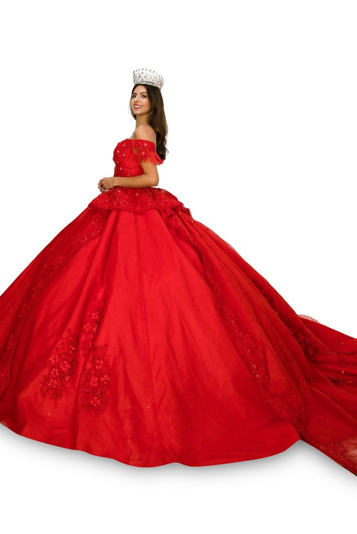 Red quinceanera dress alternative