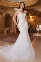 Beatrice Gown: Lace Corset Mermaid-smcdress