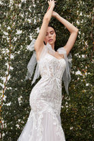 Beatrice Gown: Lace Corset Mermaid-smcdress