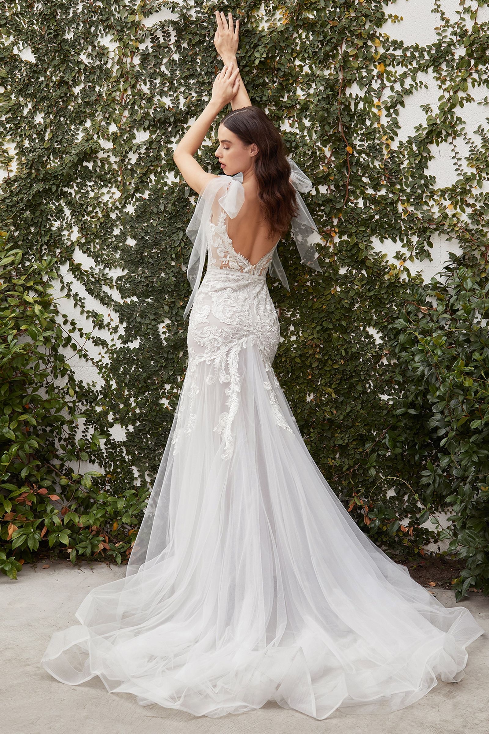 Beatrice Gown: Lace Corset Mermaid-smcdress