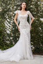 Beatrice Gown: Lace Corset Mermaid-smcdress