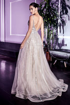 Embellished A-Line Gown-smcdress