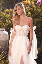 A-Line wedding gown-smcdress