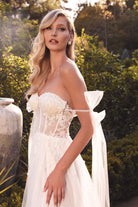 A-Line wedding gown-smcdress