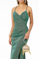 Sweetheart Neckline Bodycon Long Dress Slit-smcdress