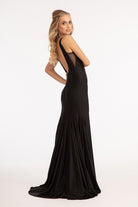 Beads Embellished Jersey Mermaid Dress-smcdress