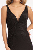 Beads Embellished Jersey Mermaid Dress-smcdress