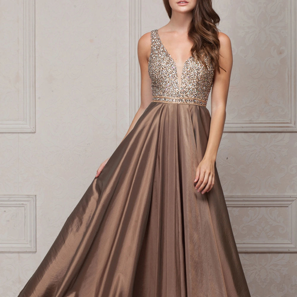 Brown Prom Dress