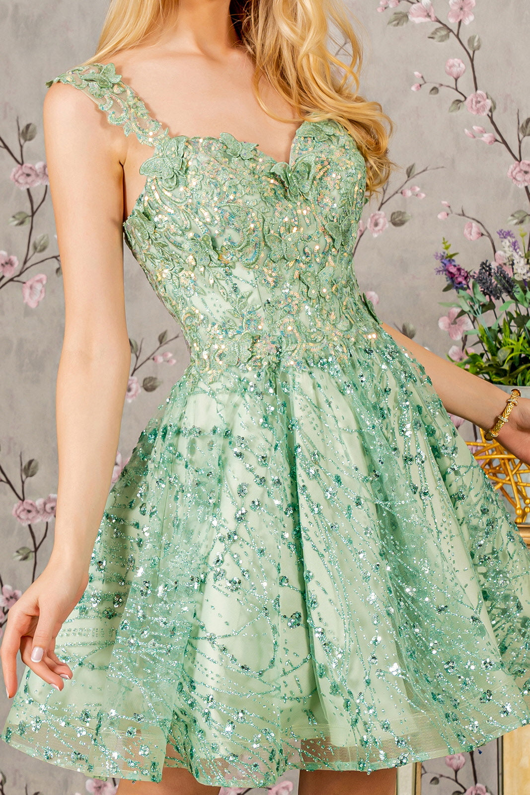 Green Homecoming Dress