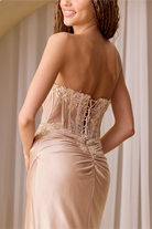 Black Long Bridesmaid Dress – Chiffon A-Line Gown