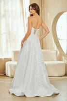 White Long Bridal Gown – Modern Bridal Dress