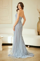Dusty Mauve Long Prom Dress – Beaded A-Line Evening Gown