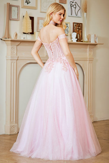 Light Blue Long Formal Gown – Embellished Gala Dress