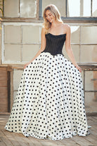 Pink Black Long Formal Gown – Embellished Gala Dress