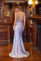 Elegant Fitted V-Neck Gown JTJT2619U - Juliet Prom Dress