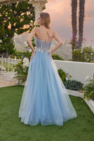 Elegant Lace Tulle Gown JTJT2638G - Juliet Prom Dress