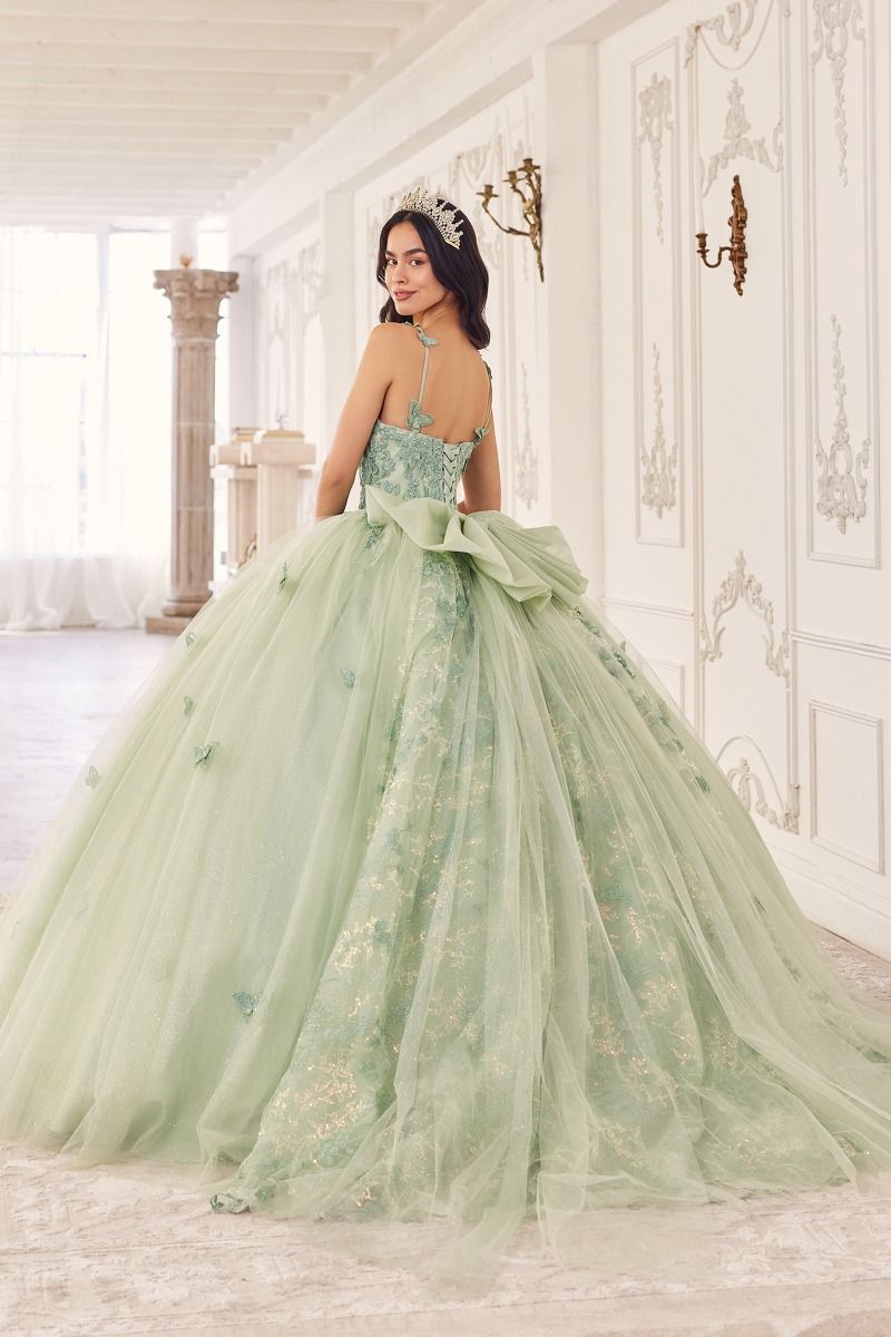 jacquard layered tulle dress　S SAGE LAYERED TULLE BALL GOWN CD15718 | SMCDress
