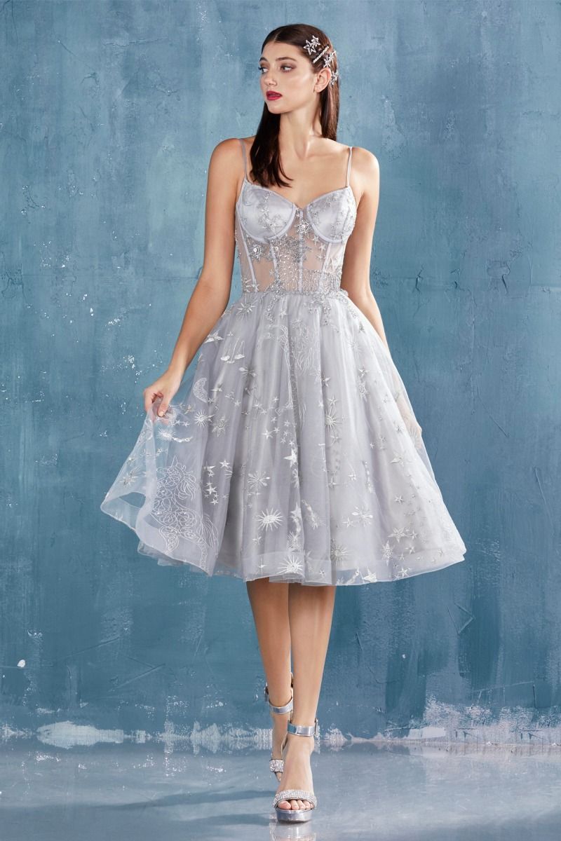 CONSTELLATION CORSET TULLE A-LINE COCKTAIL CDA0823 | SMCDress CONSTELLATION CORSET TULLE A-LINE COCKTAIL CDA0823 | SMCDress