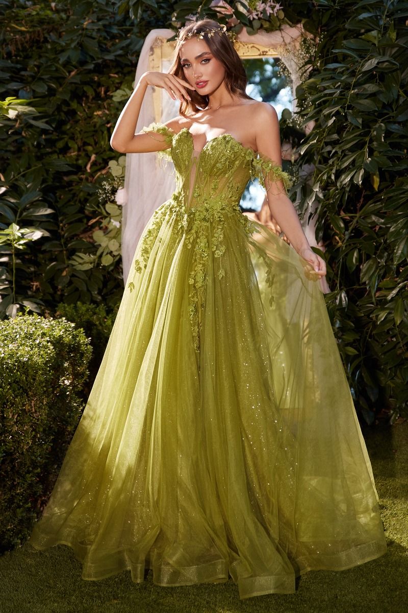 OFF THE SHOULDER A-LINE GOWN CDA1237
