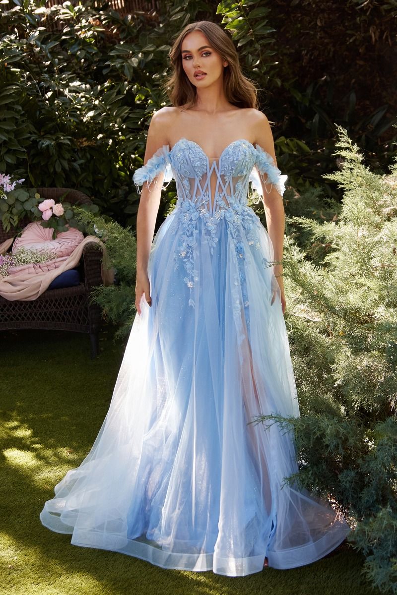 OFF THE SHOULDER A-LINE GOWN CDA1237 | SMCDress OFF THE SHOULDER A-LINE GOWN CDA1237 | SMCDress