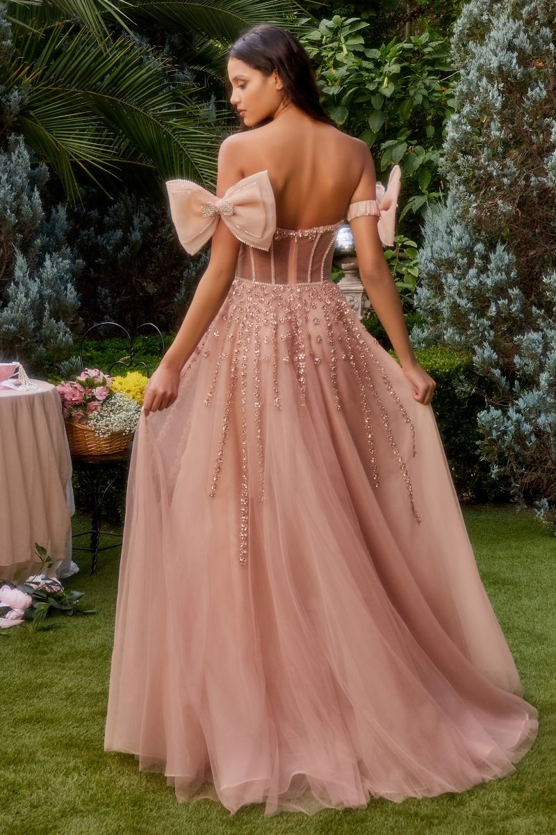 strapless open back dress Sassy Shortcake Bowquette Ribbon Dress main image 0
