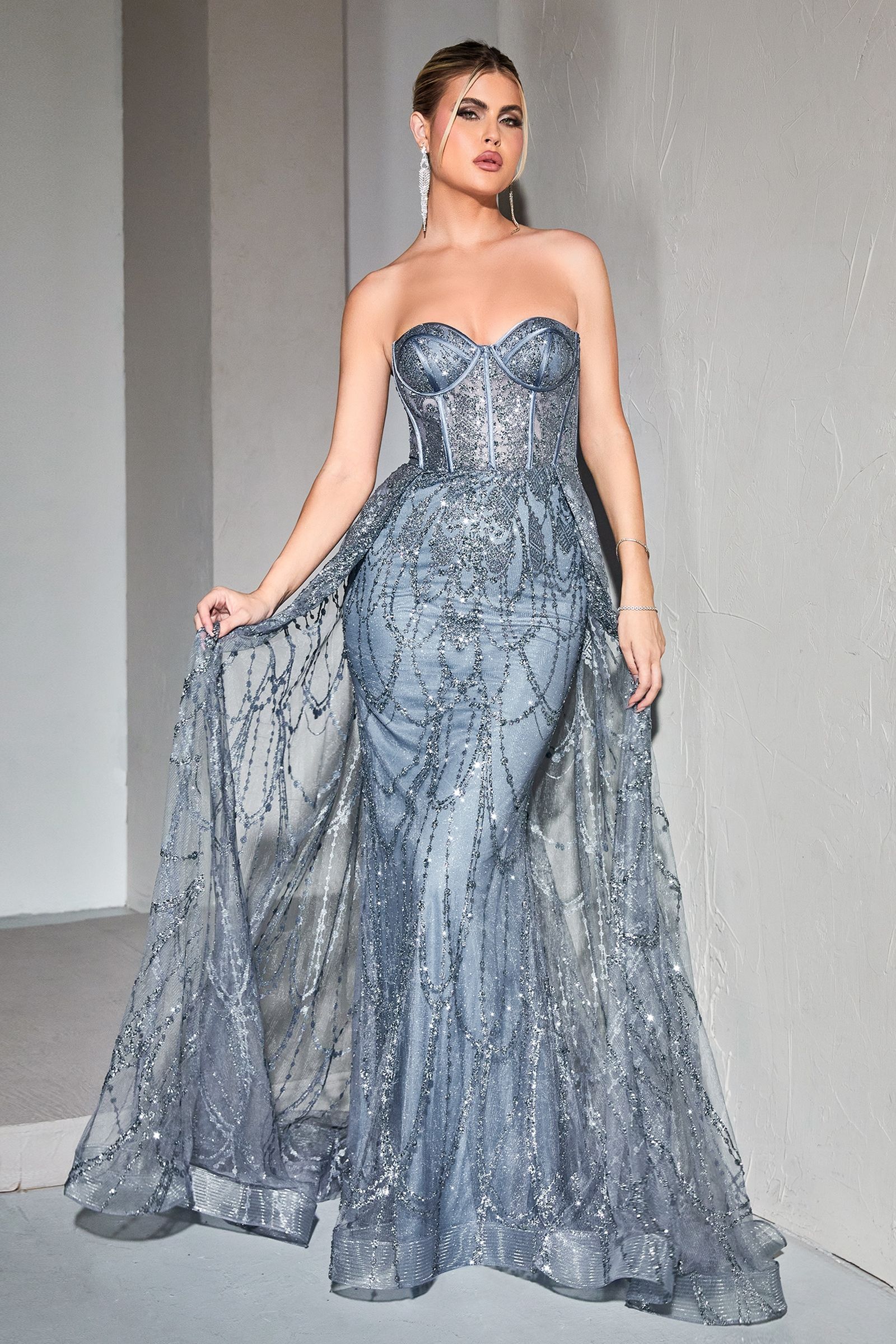 BORDERS at BALCONY MERMAID DRESS