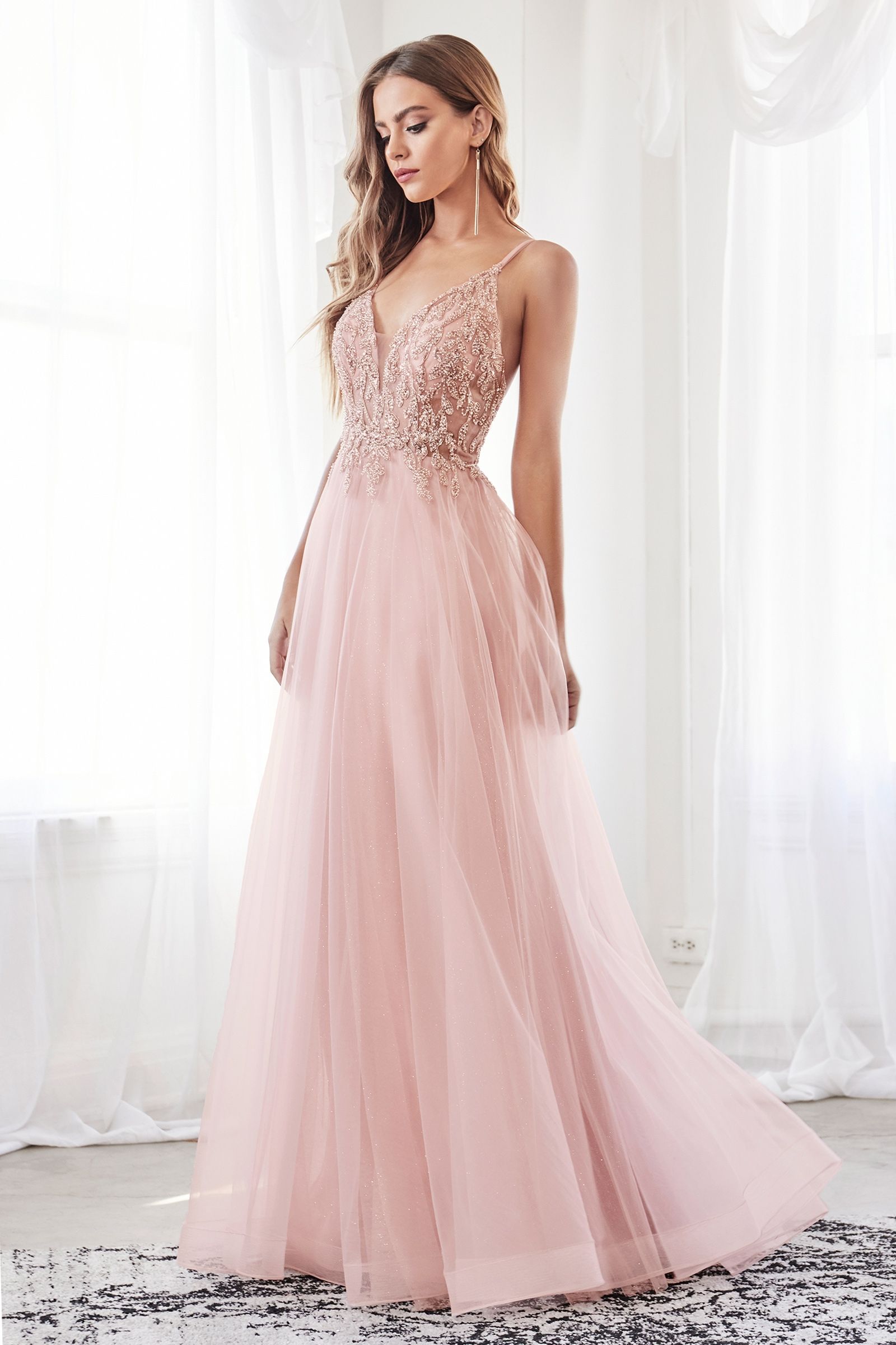 A-LINE LAYERED TULLE GOWN CDCD0154 | SMCDress A-LINE LAYERED TULLE GOWN CDCD0154 | SMCDress