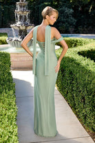 Alluring Sage Green Sweetheart Fitted Gown CDCD406 - Cinderella Divine Evening Dress CDCD406