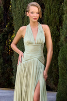 Elegant Blue Lace Chiffon Gown CDCD412 - Cinderella Divine Prom Dress