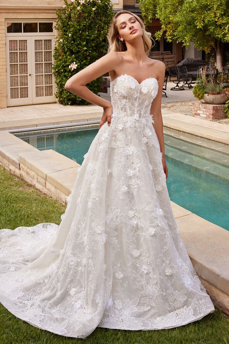 STRAPLESS WEDDING BALL GOWN CDCD860W | SMCDress STRAPLESS WEDDING BALL GOWN CDCD860W | SMCDress