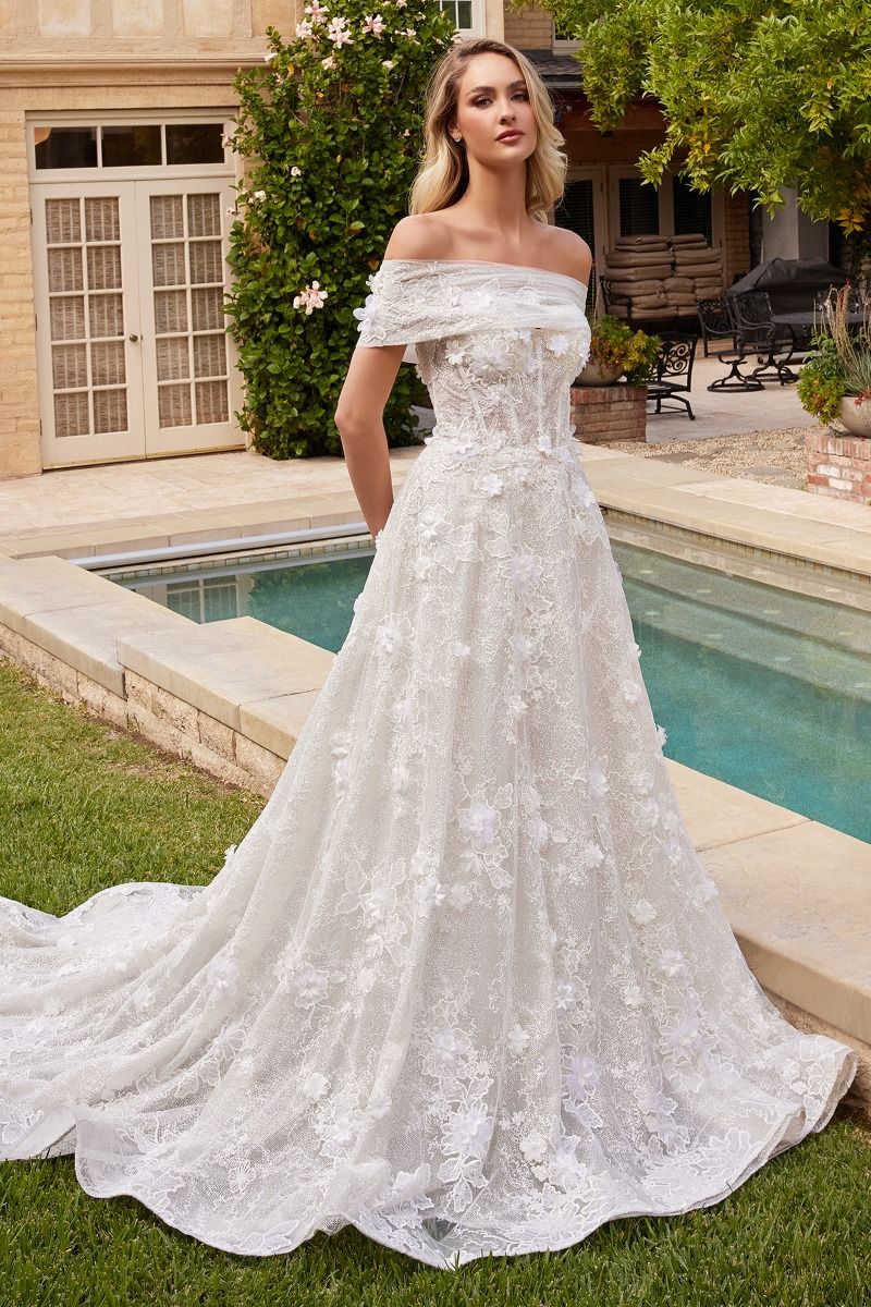 STRAPLESS WEDDING BALL GOWN CDCD860W | SMCDress STRAPLESS WEDDING BALL GOWN CDCD860W | SMCDress