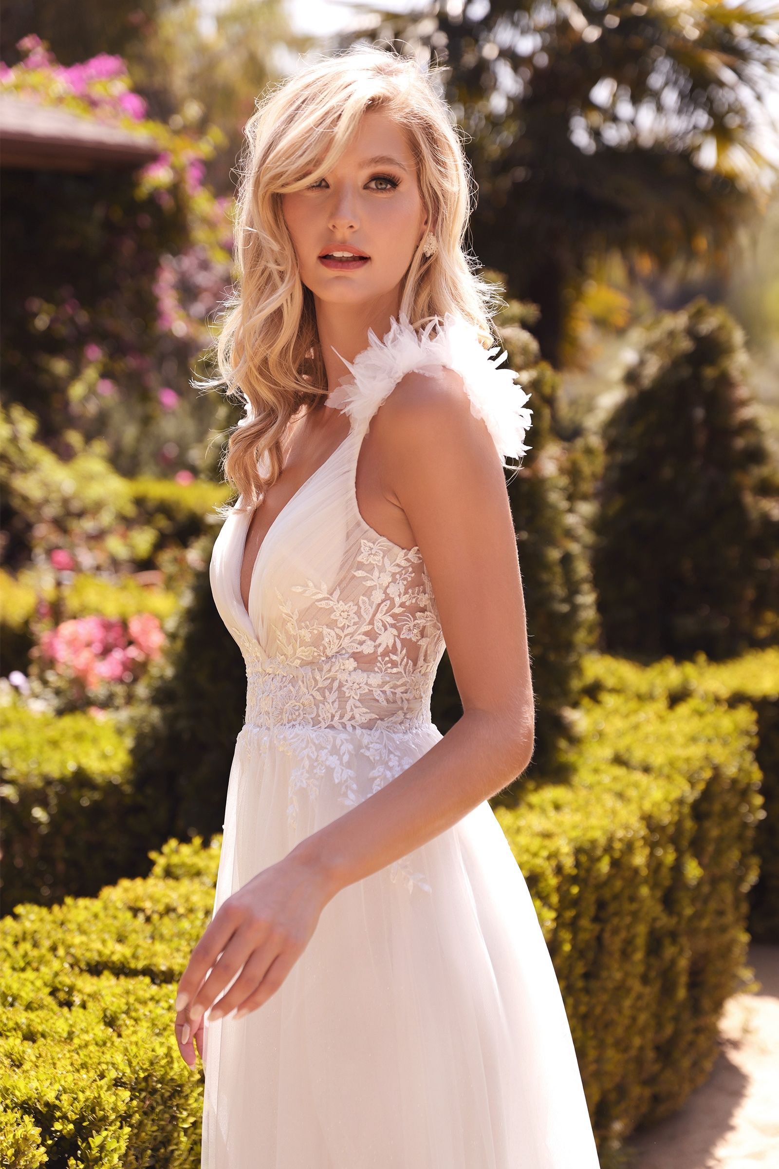 A-line bridal gown-smcdress