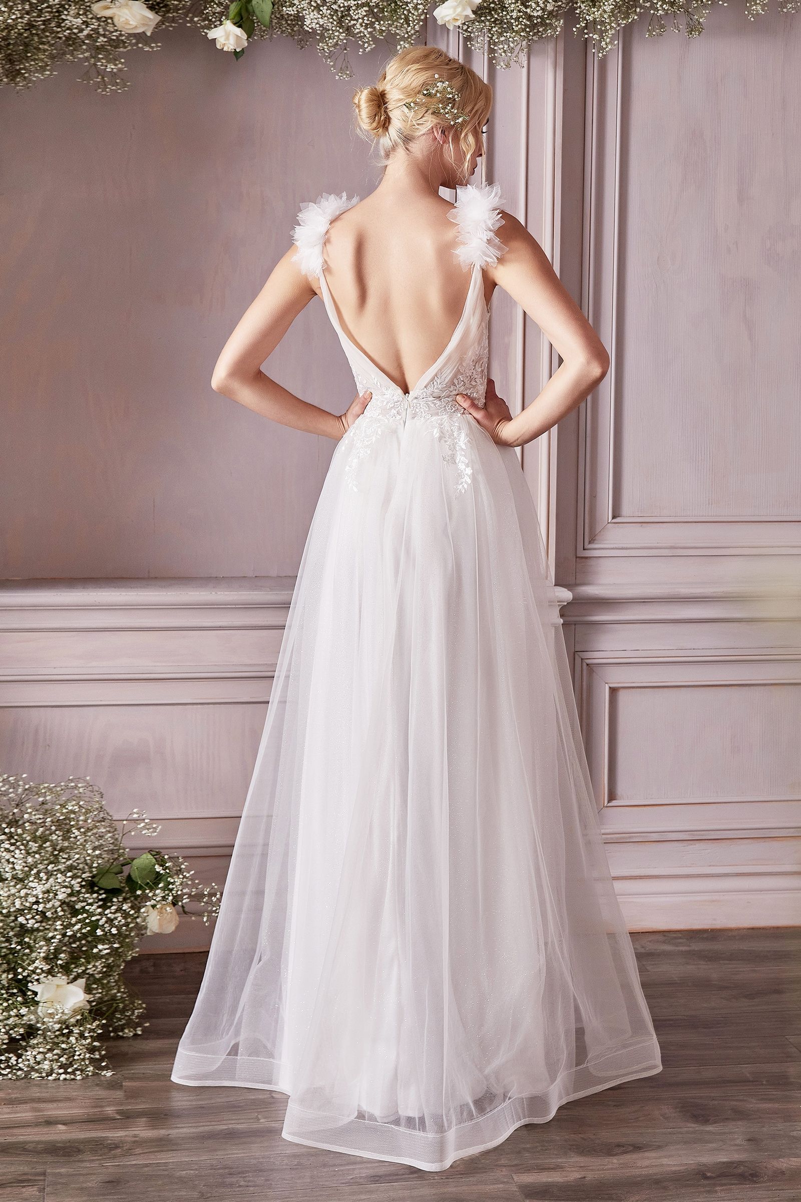 A-line bridal gown-smcdress