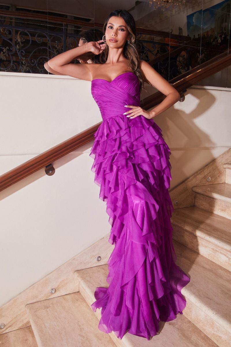 RUFFLED A-LINE DRESS CDCZ0027 | SMCDress RUFFLED A-LINE DRESS CDCZ0027 | SMCDress