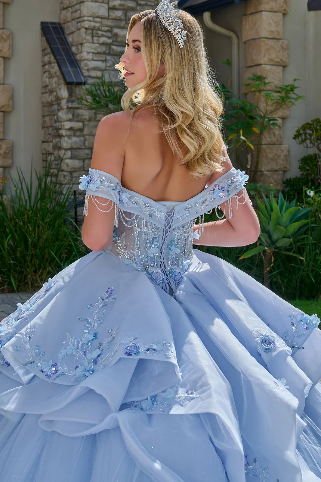 Light Blue Long Evening Dress – Elegant Party Style
