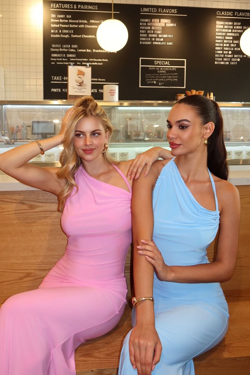 Elegant Black Fitted Halter Gown CDT506 - Cinderella Divine Prom Dress