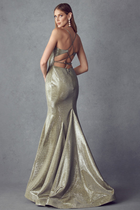 Embellished Glitter Mermaid Dress for Evening & Prom-smcdress