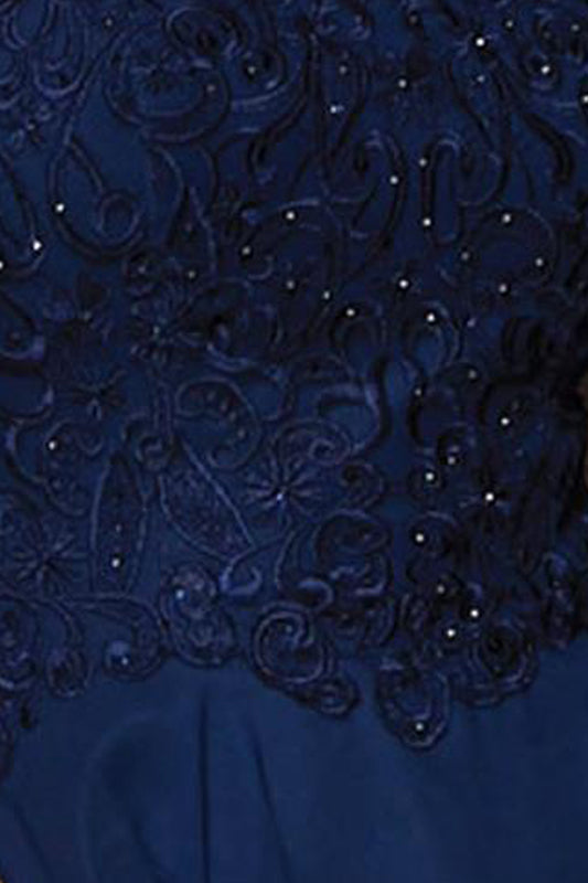 Embroidered Off-Shoulder Strap Dress for Cocktail & Homecoming-smcdress