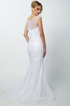 Lace Mermaid Long Prom & Wedding Dress-smcdress