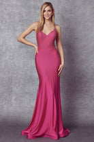 Embellished Beads Mermaid Prom & Evening Dress with Open Criss Cross Back-smcdress