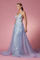 Light blue long prom dress alternative