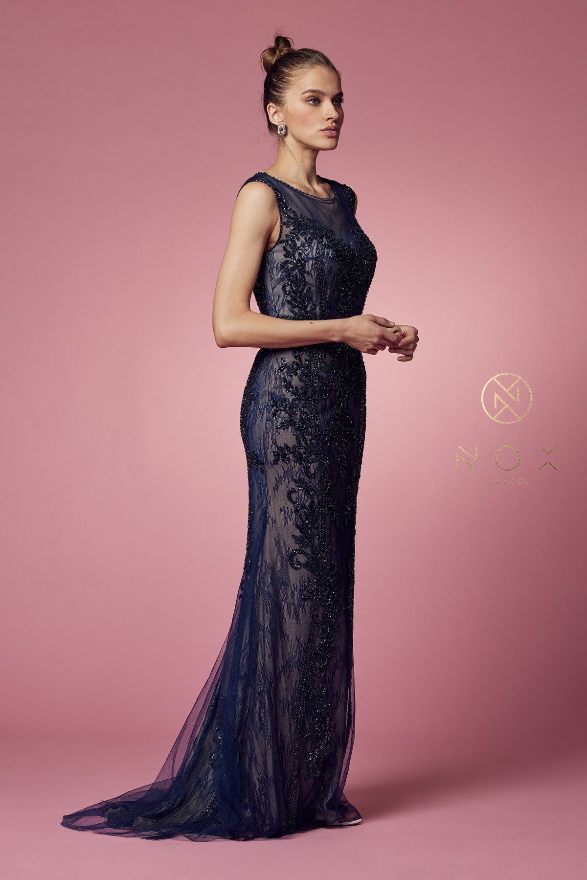 Embroidered Sweetheart Prom & MOB Dress-smcdress