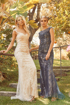 Embroidered Sweetheart Prom & MOB Dress-smcdress