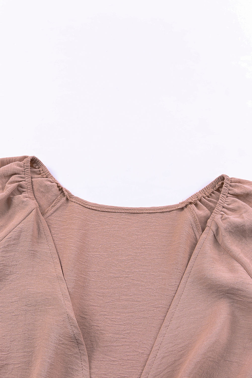 Tied Flounce Sleeve Plunge Romper-smcdress