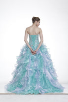Tulle Ball Gown with Beading-smcdress