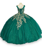 Back of quinceanera gown dress 
