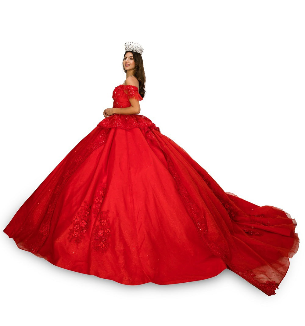 Red quinceanera dress alternative