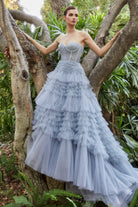 Princessa Tulle Strapless Ball Gown-smcdress